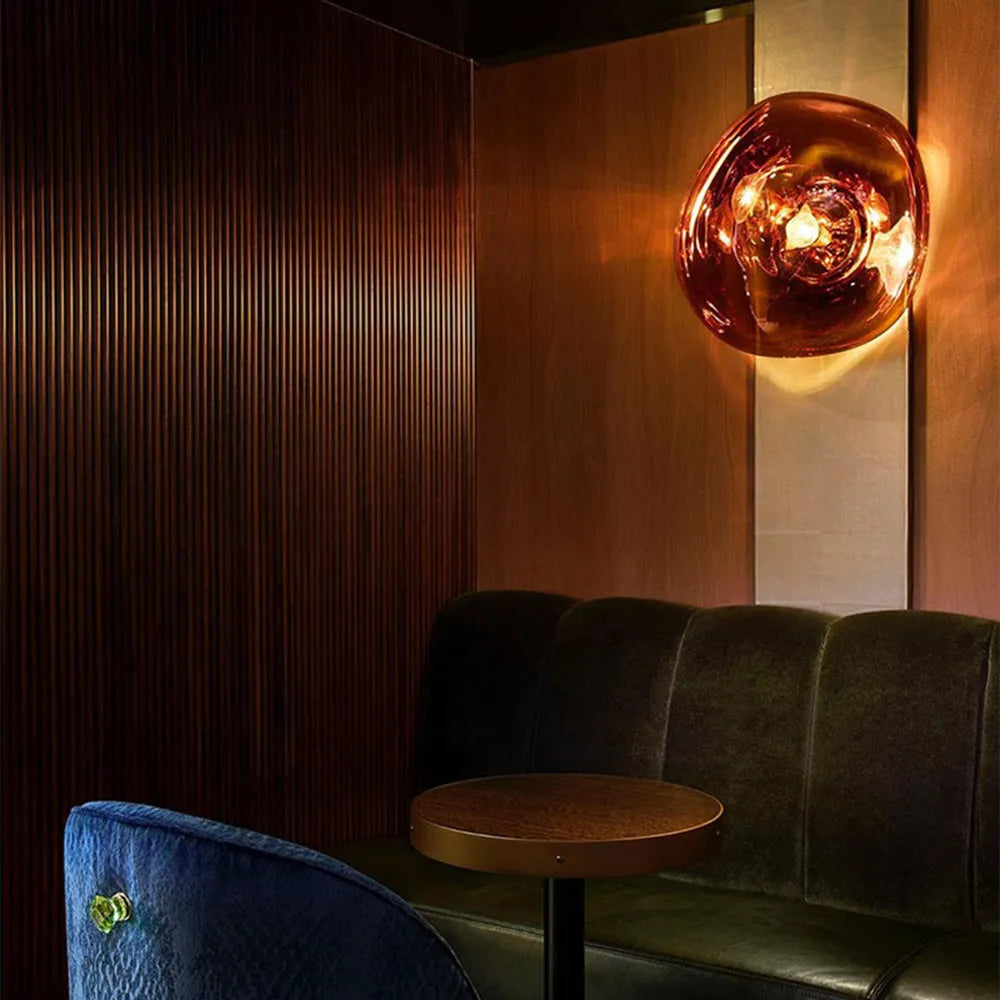 Wandlampe Amber Handgefertigt PMMA Metall Warmweiß E27 12W Wohnzimmer Schlafzimmer Luxus | Restfield