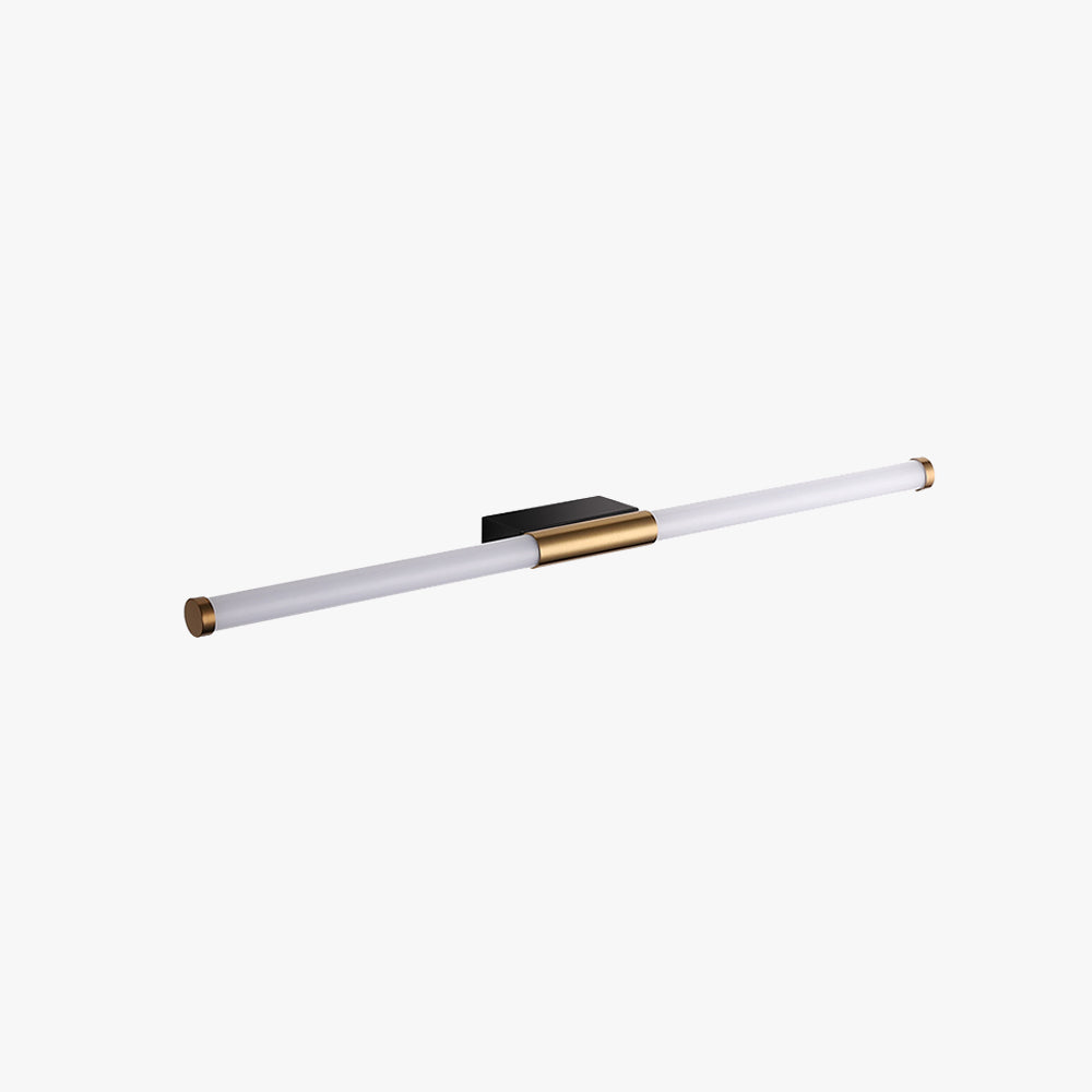 Modern Wall Light with Mirror Surface Copper-Colored White LED IP44 Waterproof Bedroom Bathroom Linear Design | Sansoti
