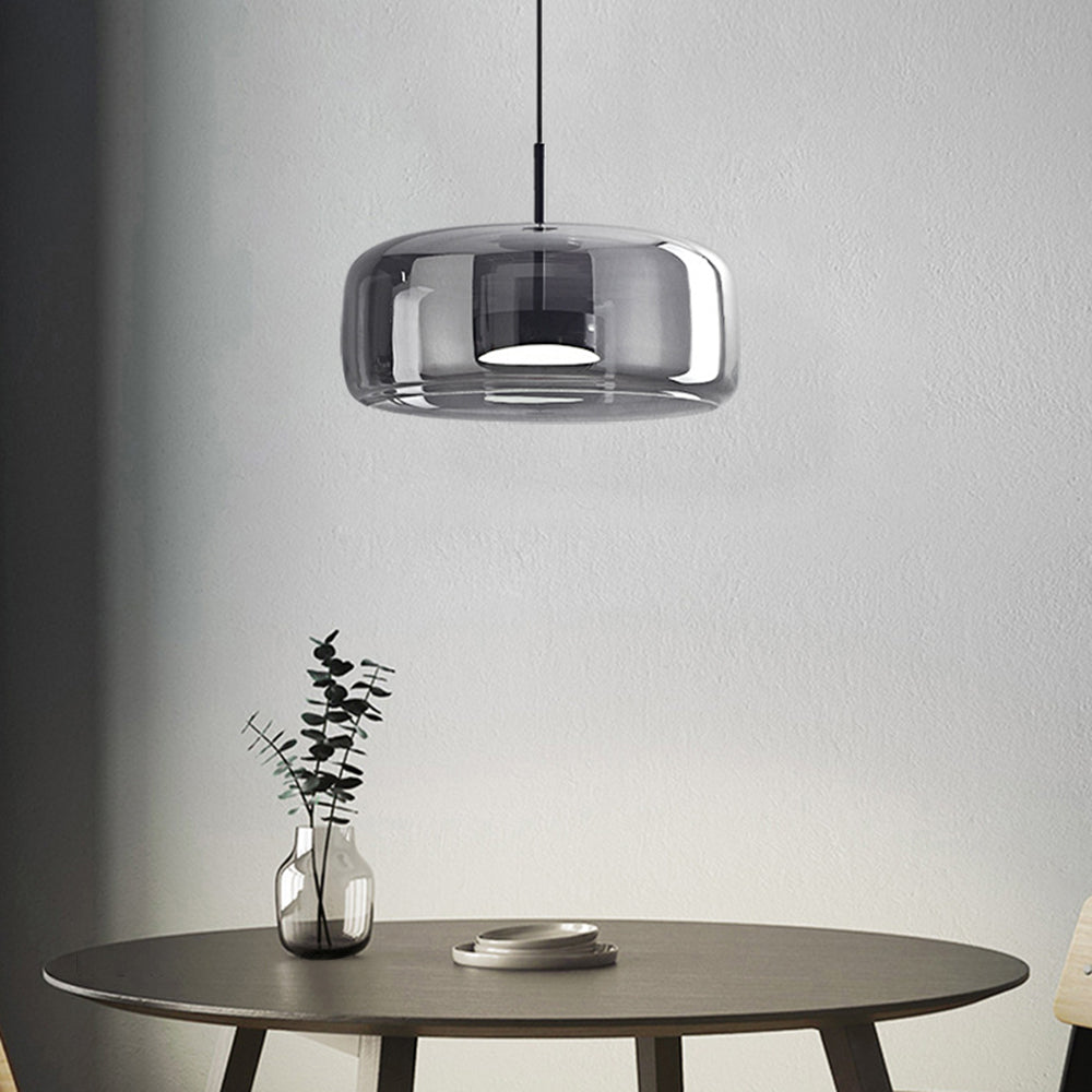 Retro Hanglamp Glas en Metaal Goudkleur LED Verlichting Slaapkamer Woonkamer Eetkamer Vintage Stijl Design | Sansoti