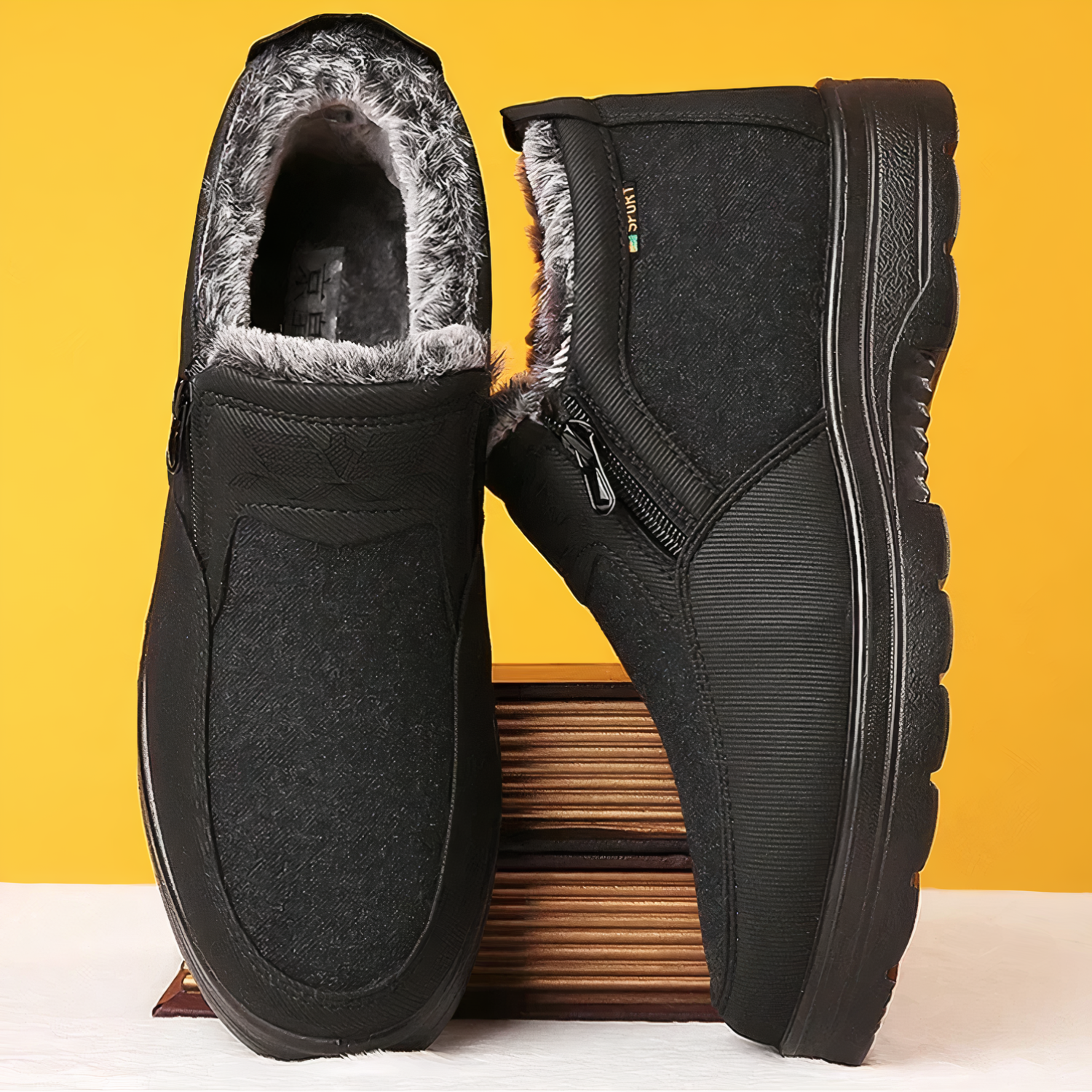 Orthopedische Winterlaarzen Heren Warm Gevoerd met Antislip Zool | Sansoti
