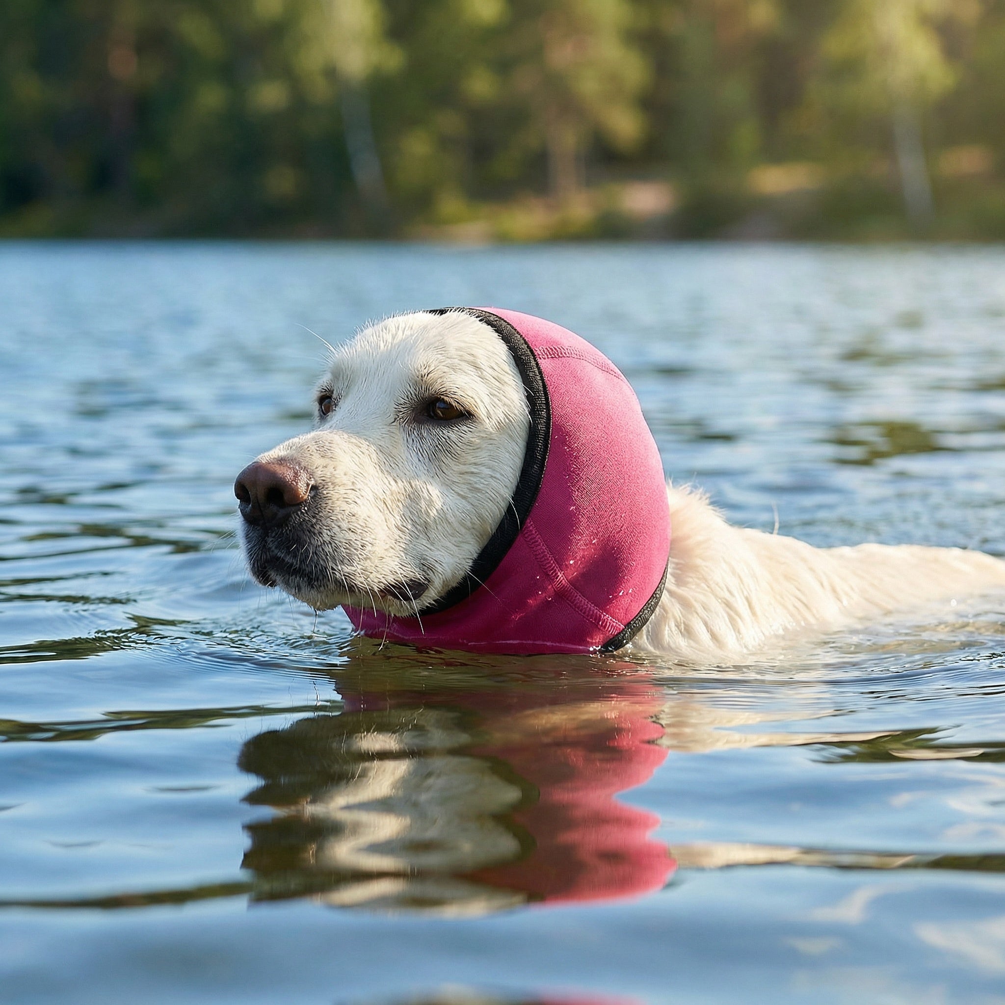 Oorbeschermer voor Honden – Verstelbaar Zacht Beschermkapje tegen Geluid en Lawaai voor Thuis Onderweg | Sansoti