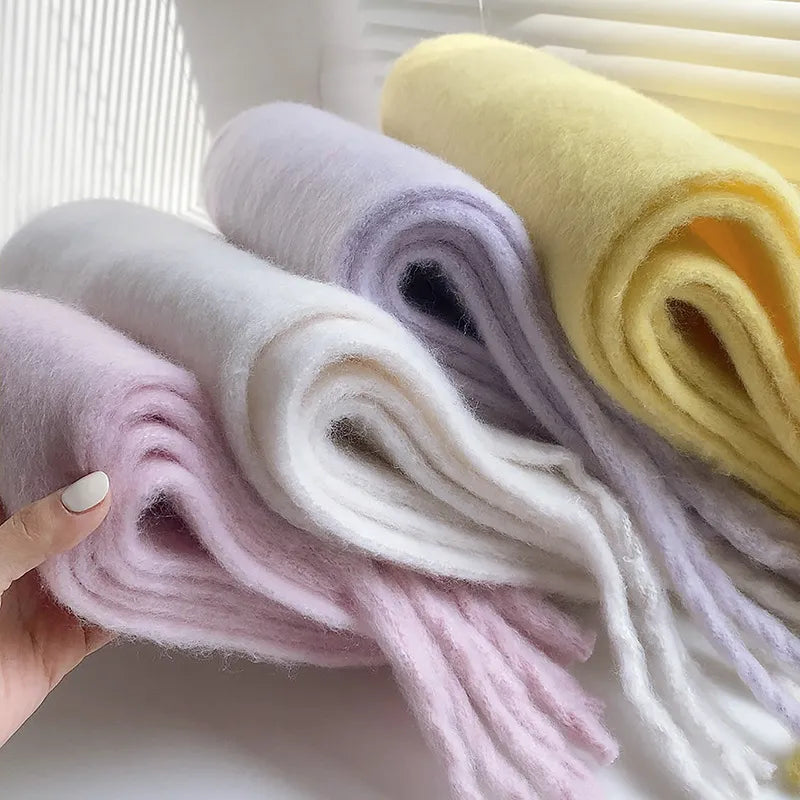 Kaschmirschal 240cm, weicher Winterschal für Damen und Herren, warmes Accessoire, Halstuch zum Wickeln für Herbst und Winter | Sansoti
