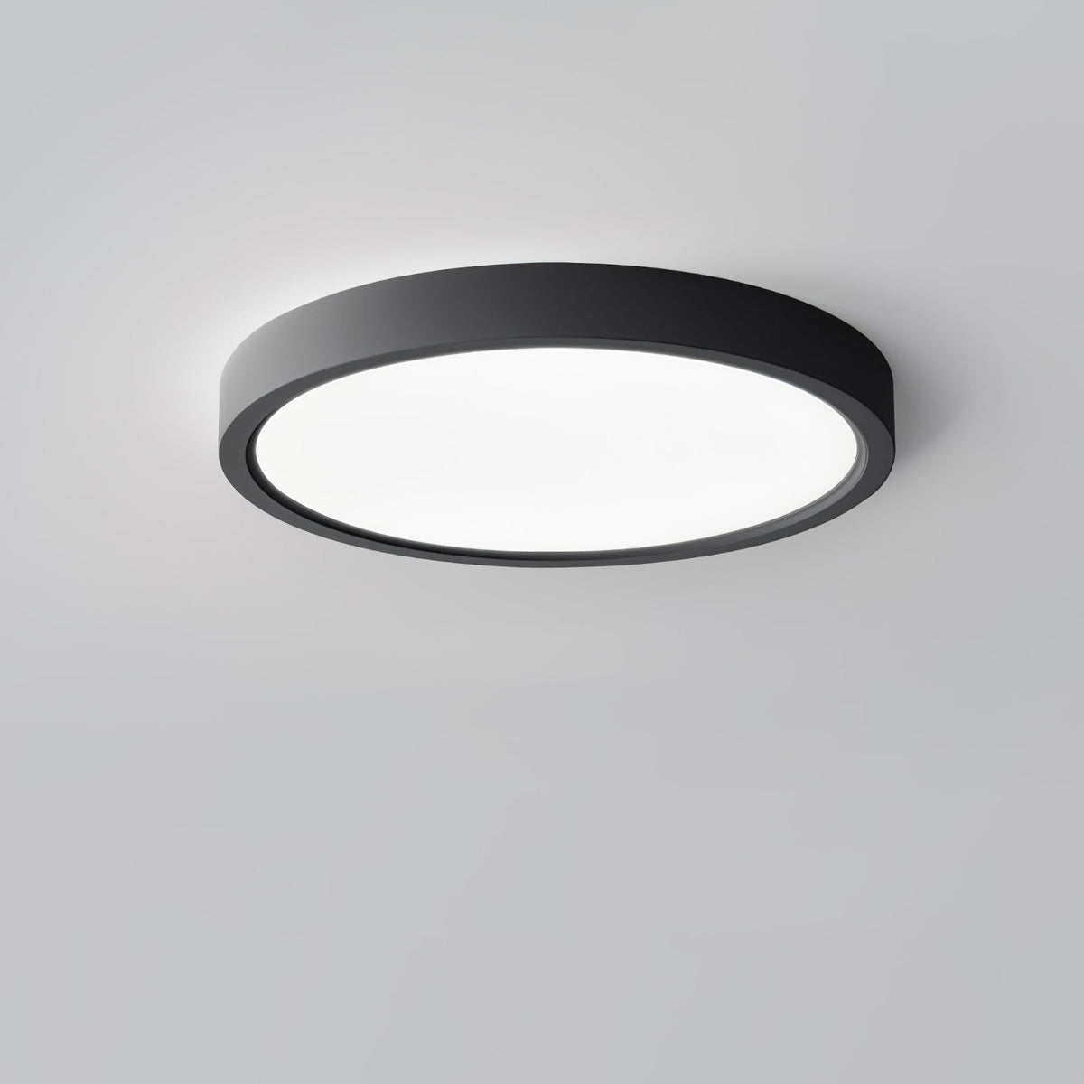 Ultradünne runde LED-Deckenleuchte mit minimalistischer moderner Ausführung für Wohnzimmer und Schlafzimmer, 5 Größen | Sansoti