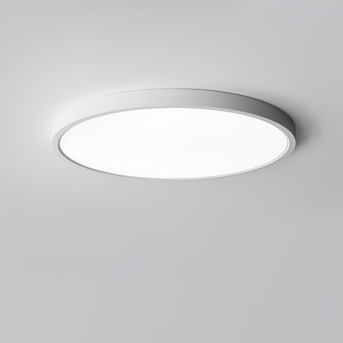 Ultradünne runde LED-Deckenleuchte mit minimalistischer moderner Ausführung für Wohnzimmer und Schlafzimmer, 5 Größen | Sansoti