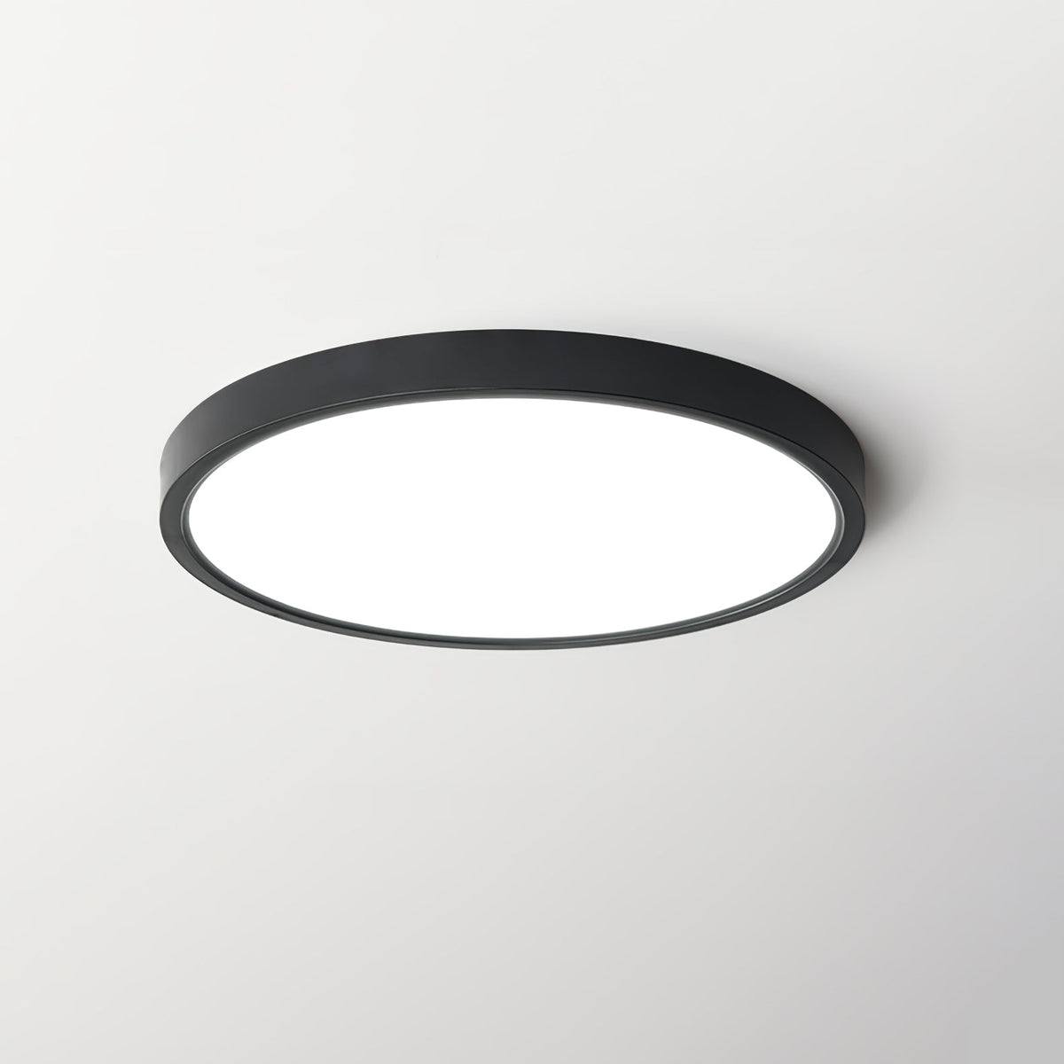Ultradünne runde LED-Deckenleuchte mit minimalistischer moderner Ausführung für Wohnzimmer und Schlafzimmer, 5 Größen | Sansoti