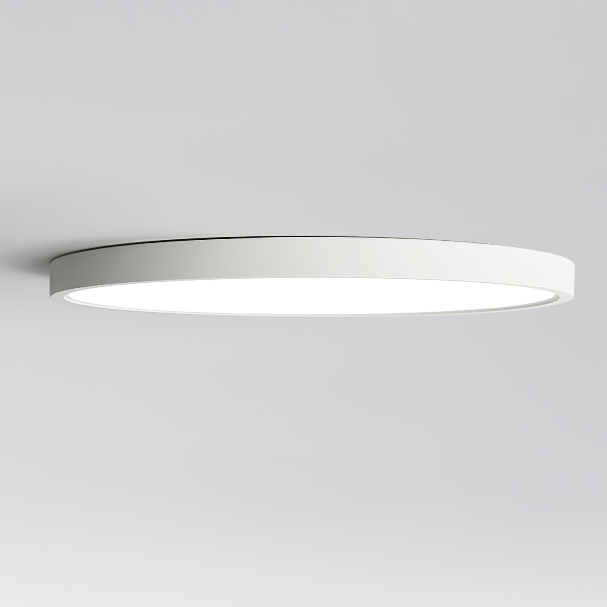 Ultradünne runde LED-Deckenleuchte mit minimalistischer moderner Ausführung für Wohnzimmer und Schlafzimmer, 5 Größen | Sansoti