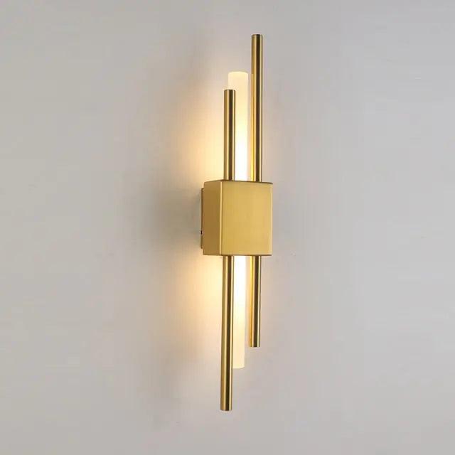 Metalen wandlamp Adan met verstelbare arm in zwart of goud - industrieel design | Sansoti