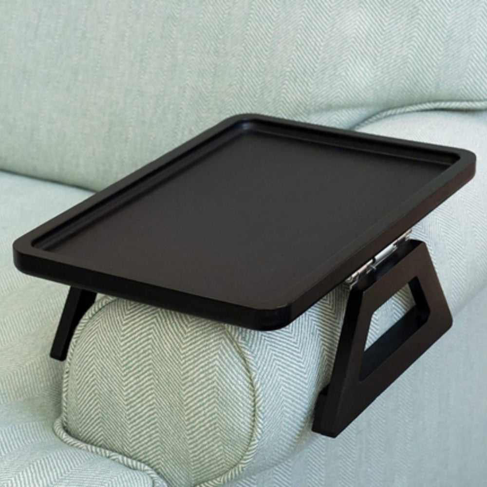 Bamboe Armsteun Tafelblad Clip-on Verstelbaar Laptophouder Snack Drankplateau Scandinavisch Bijzettafel Alternatief | Sansoti