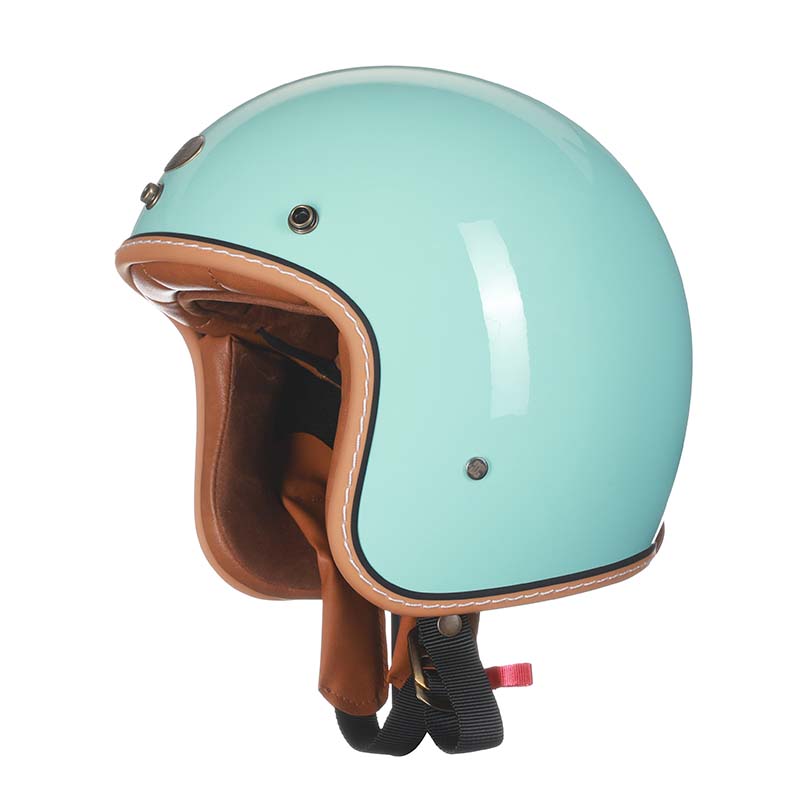 Vintage Motorhelm Laag Profiel DOT ECE Gecertificeerd Veilig Rijden Retro Stijl Bescherming Motor Scooter | Sansoti