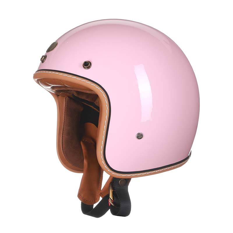Vintage Motorhelm Laag Profiel DOT ECE Gecertificeerd Veilig Rijden Retro Stijl Bescherming Motor Scooter | Sansoti