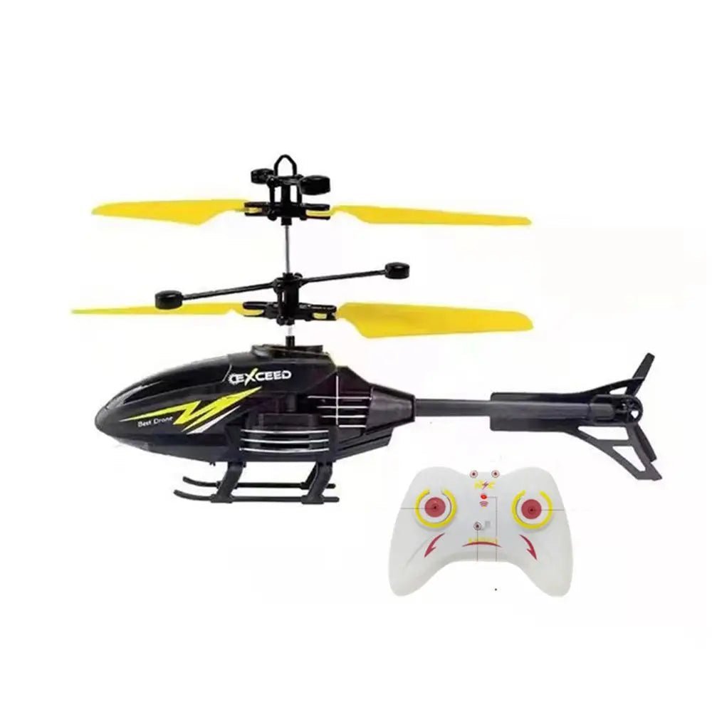 Afstandsbestuurbare Helikopter voor Kinderen — Mini Drone met Stabilisatie en Gyroscoop — Binnen RC Helicopter met USB Oplaadkabel — Vliegtuig Speelgoed vanaf 6 Jaar | Sansoti