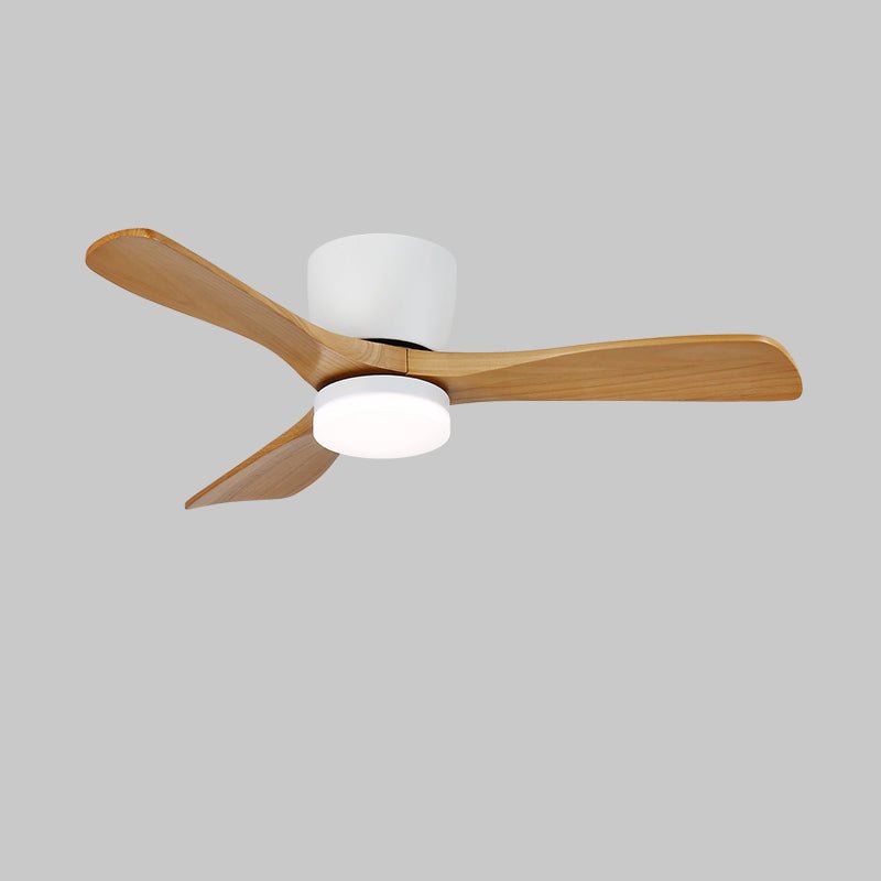 Plafondventilator met Verlichting Knox Strak Minimalistisch Scandinavisch Design Houten Bladen DC-Motor Dimbaar | Sansoti