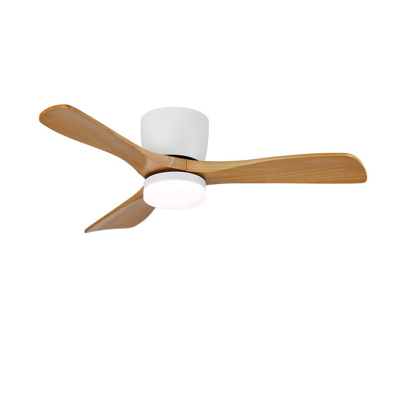 Plafondventilator met Verlichting Knox Strak Minimalistisch Scandinavisch Design Houten Bladen DC-Motor Dimbaar | Sansoti