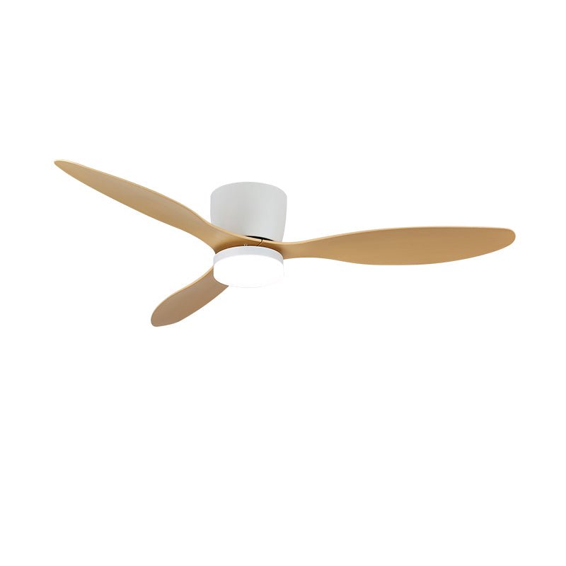 Plafondventilator met Verlichting Knox Strak Minimalistisch Scandinavisch Design Houten Bladen DC-Motor Dimbaar | Sansoti