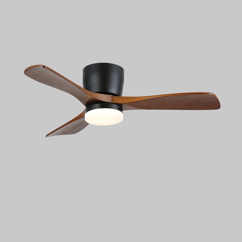 Plafondventilator met Verlichting Knox Strak Minimalistisch Scandinavisch Design Houten Bladen DC-Motor Dimbaar | Sansoti