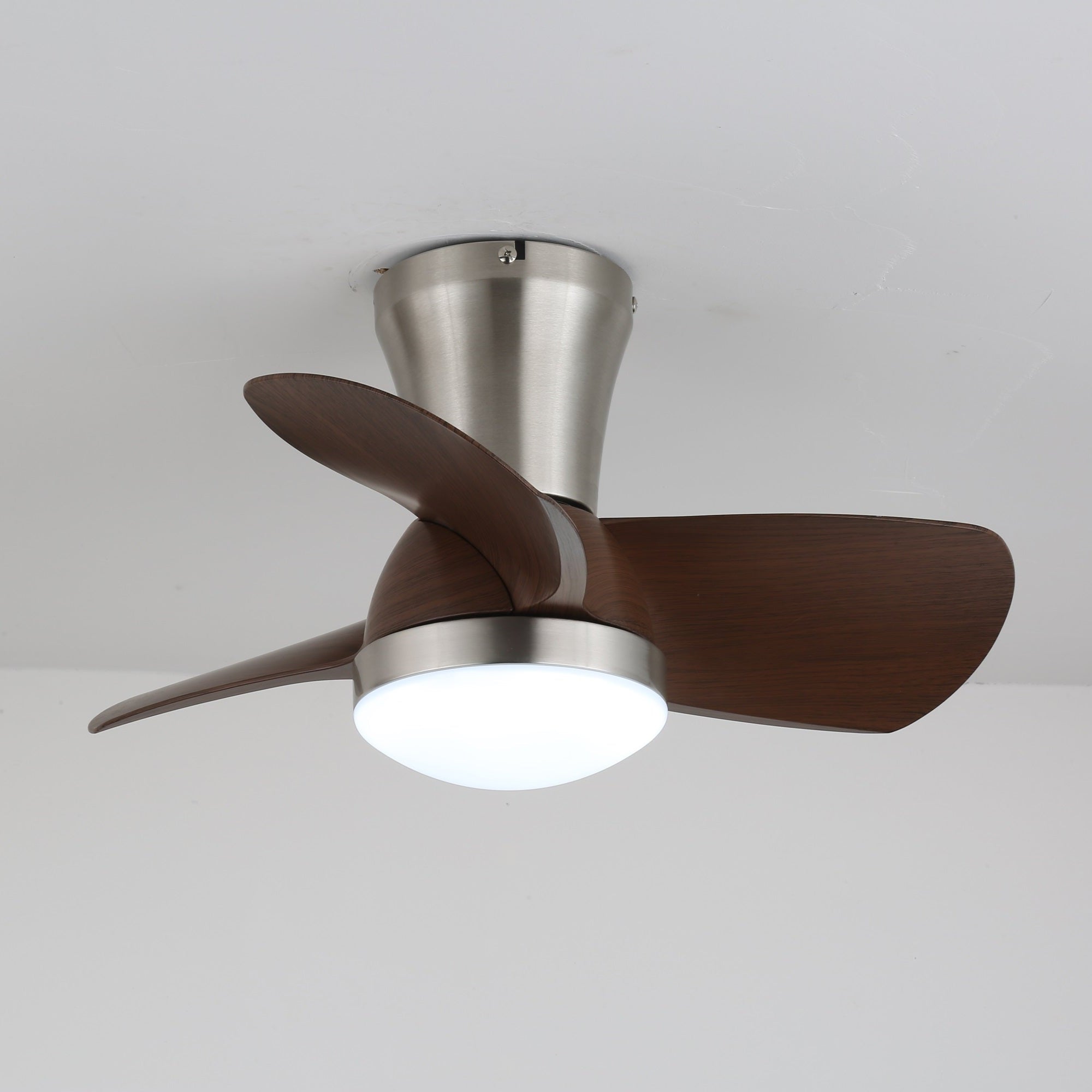 Moderne Plafondventilator met LED-Verlichting en Afstandsbediening – Scandinavisch Design voor Binnen | Sansoti