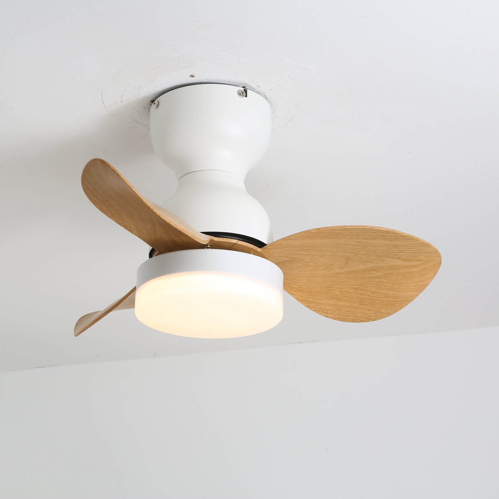 Plafondventilator met Verlichting Ø55 cm Moderne Ventilator met 6 Snelheden 3 Lichtinstellingen LED-Ventilator voor Woonkamer Slaapkamer | Sansoti