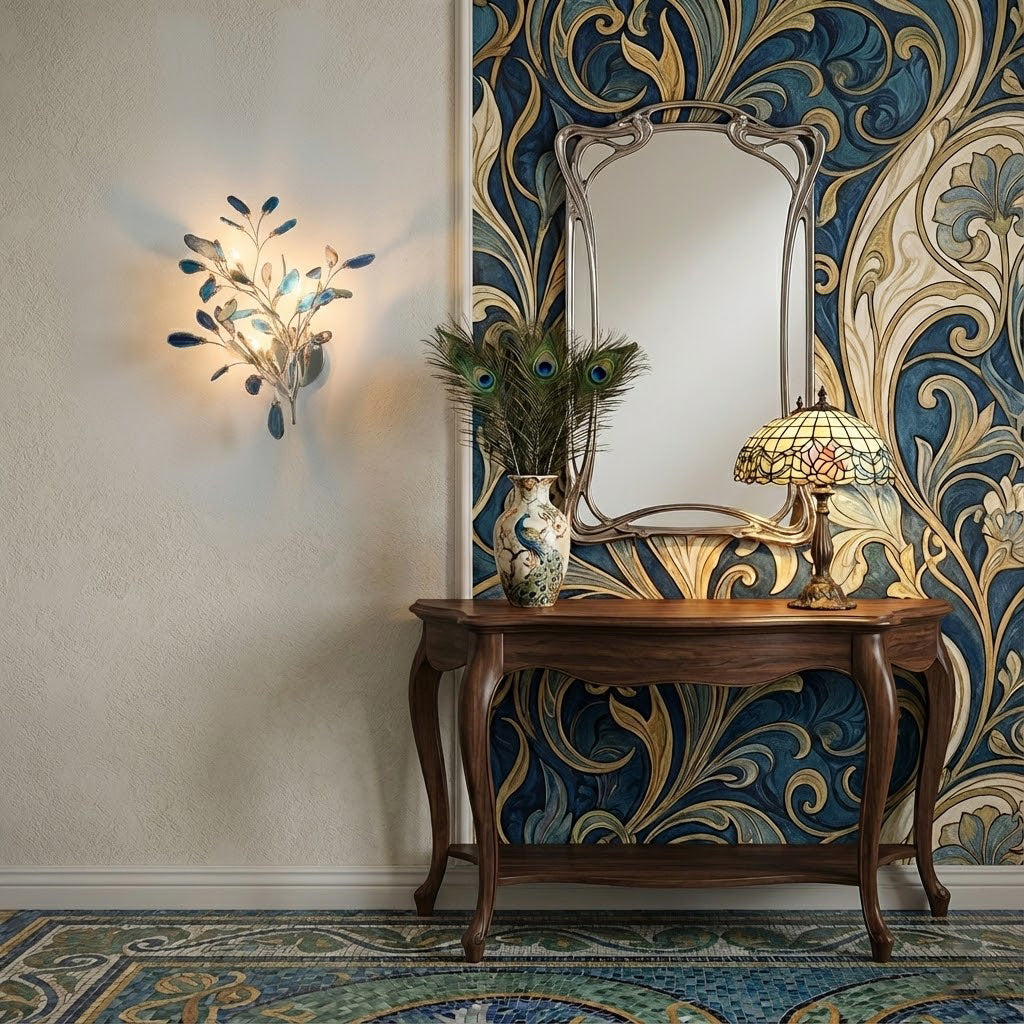 Agaat Wandlamp Natuursteen Goud Messing Wandverlichting Modern Design voor Woonkamer Slaapkamer | Sansoti