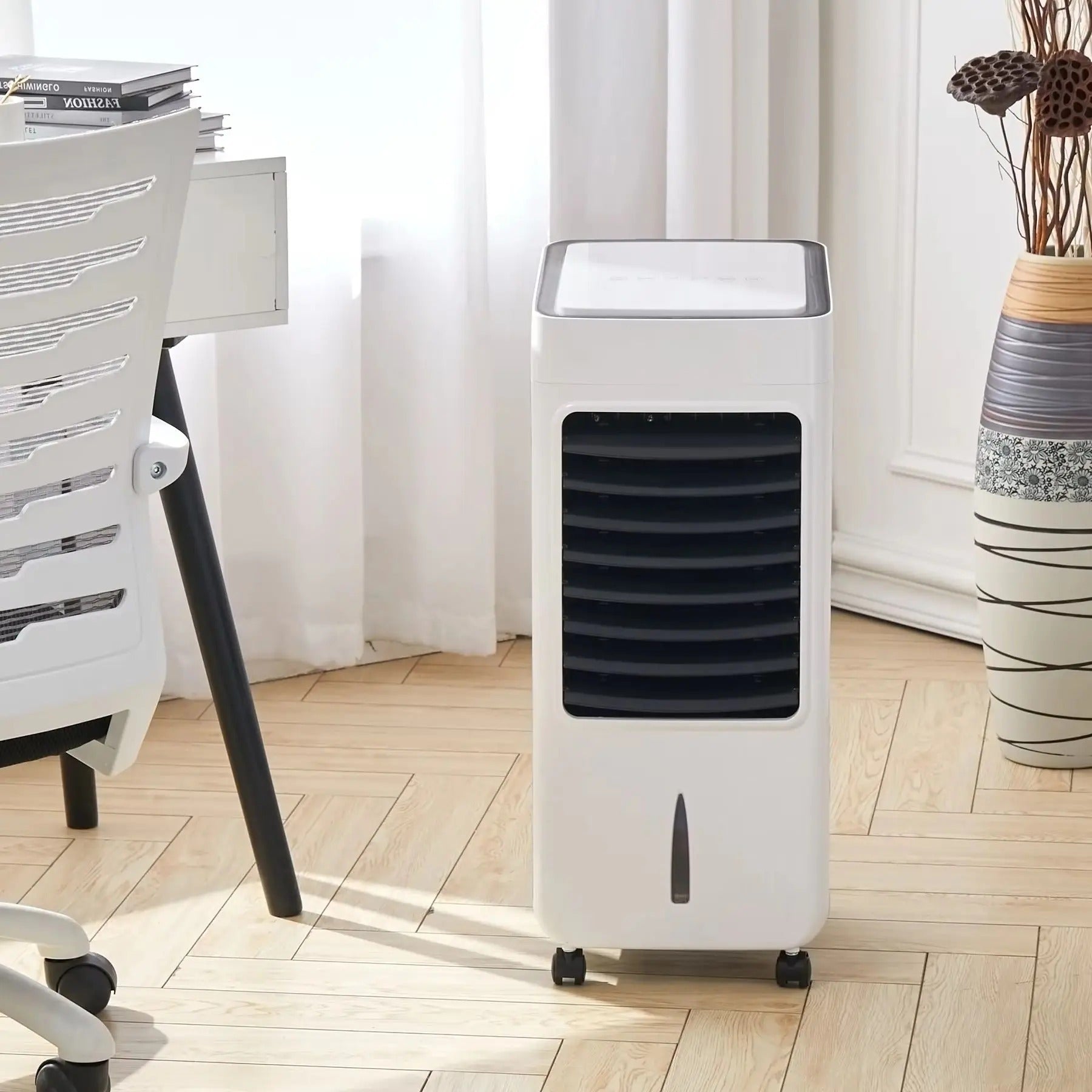 Mobiele Aircooler met Afstandsbediening & 10L Watertank – Stille Luchtkoeler voor Thuis | Sansoti
