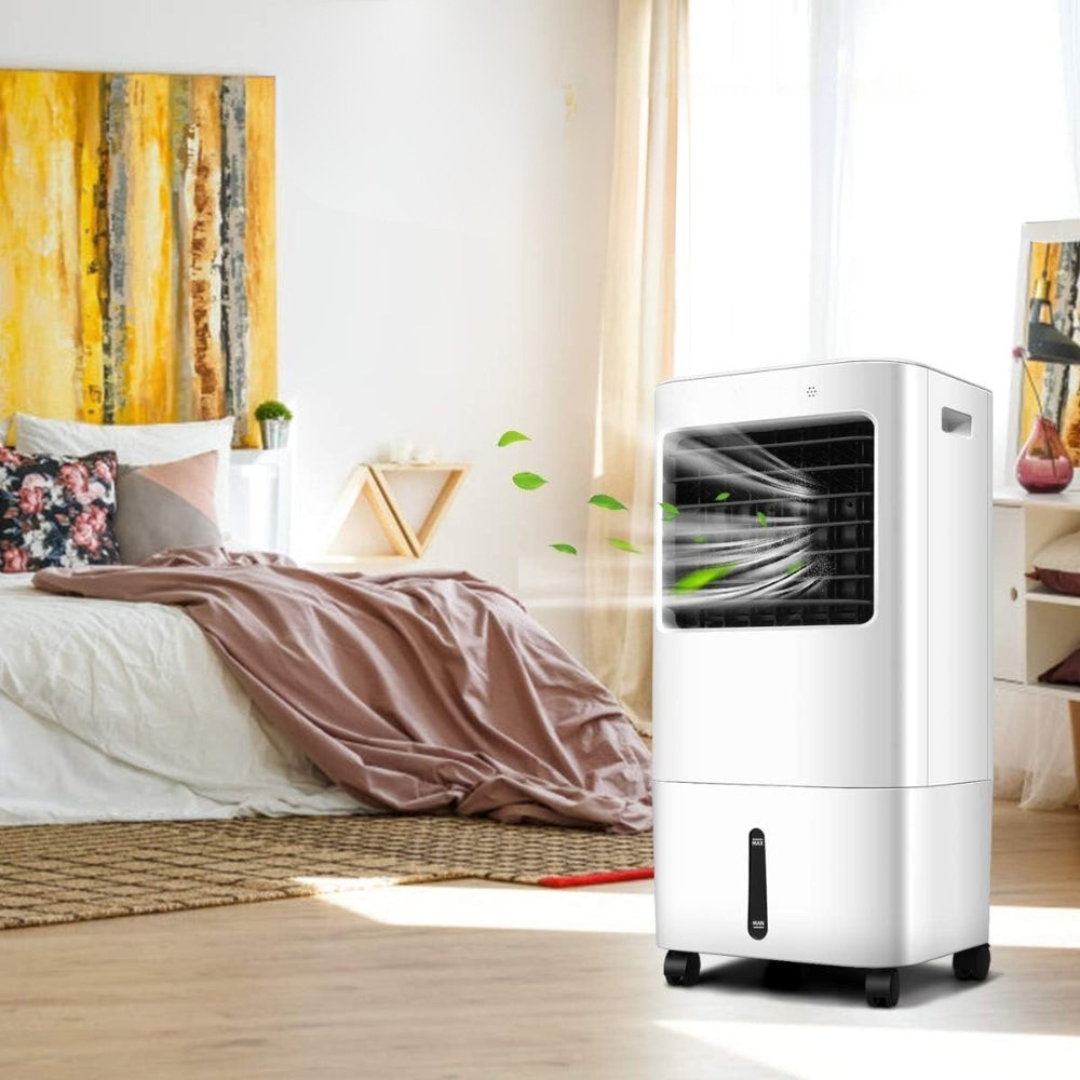 Mobiele Aircooler met Afstandsbediening & 10L Watertank – Stille Luchtkoeler voor Thuis | Sansoti