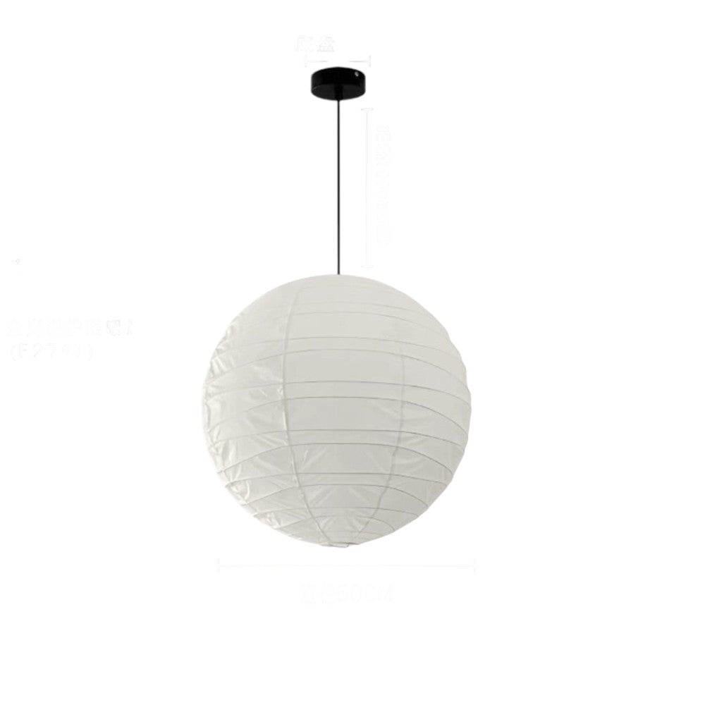 Akari hanglamp rijstpapier Ø30 Ø45 Ø55 wit woonkamer slaapkamer Japans design sfeerverlichting | Sansoti