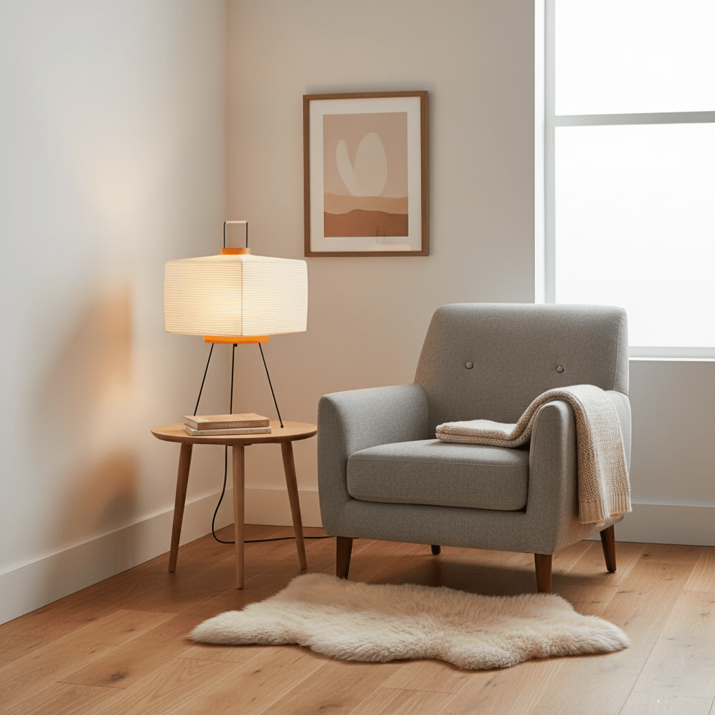 Japanse Lantaarn Tafellamp met Handgemaakt Moerbeipapier Scherm – 8 Maten – E26 Fitting – Plug & Play met 150 cm Snoer – Inspiratie 1951 Akari Lantaarns | Sansoti