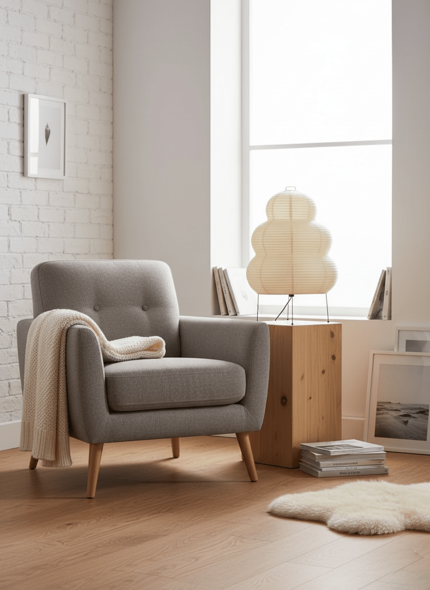 Japanse Lantaarn Tafellamp met Handgemaakt Moerbeipapier Scherm – 8 Maten – E26 Fitting – Plug & Play met 150 cm Snoer – Inspiratie 1951 Akari Lantaarns | Sansoti