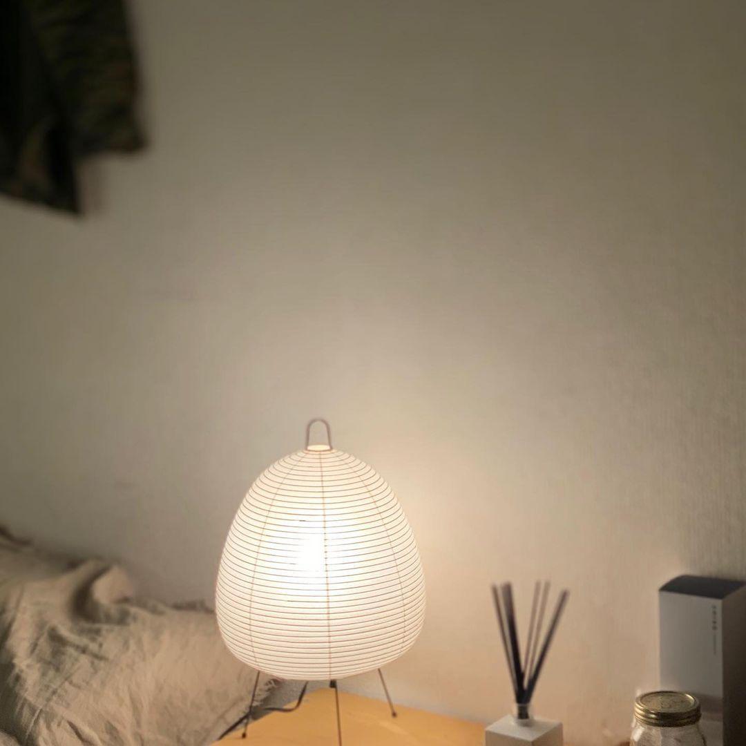 Japanse Lantaarn Tafellamp met Handgemaakt Moerbeipapier Scherm – 8 Maten – E26 Fitting – Plug & Play met 150 cm Snoer – Inspiratie 1951 Akari Lantaarns | Sansoti