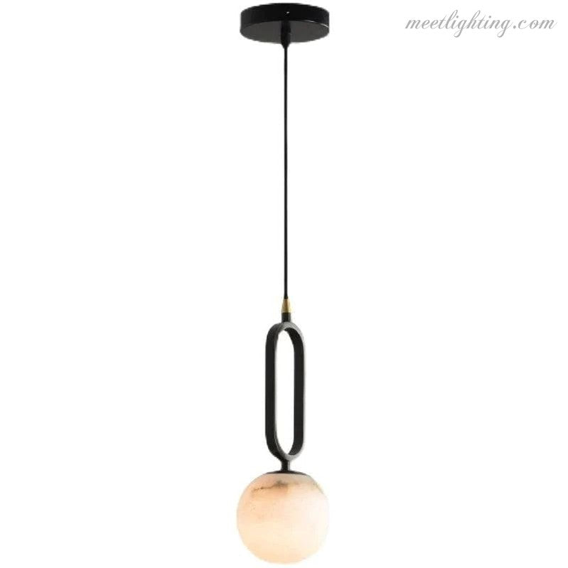 Suspension ovale en pierre naturelle blanc laiteux, lumière chaleureuse, salle à manger, salon, chambre, éclairage scandinave minimaliste | Sansoti