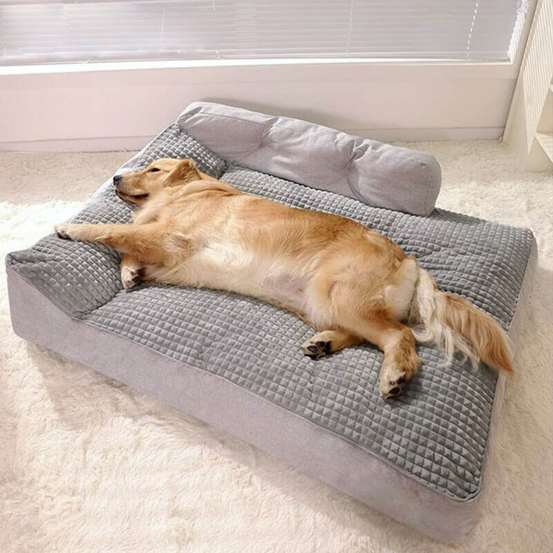 Pluche Huisdierkussen Extra Dik Wasbaar voor Hond en Kat Comfortabel Warm Zacht Vier Seizoenen Slaapplaats | Sansoti