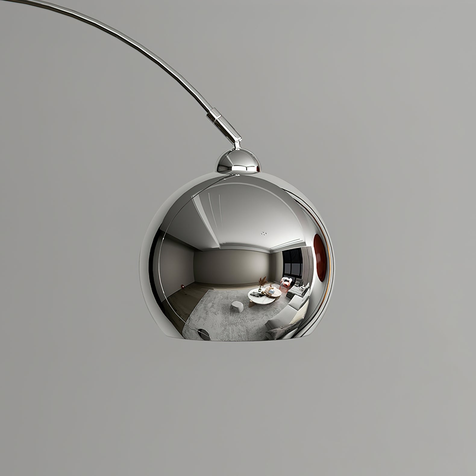 Verstelbare Vloerlamp Metaal Zwart Chroom Wit Telescopische Arm Leeslamp Modern Design | Sansoti