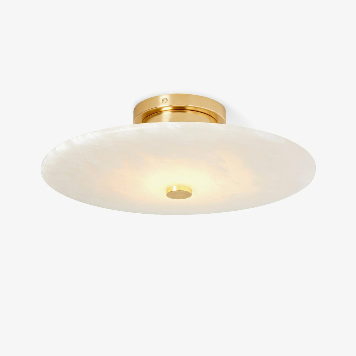 Alabaster-Deckenleuchte Messing & Schwarz LED Einbau-Wand- und Deckenbeleuchtung Modernes Design Rund Schlafzimmer | Sansoti