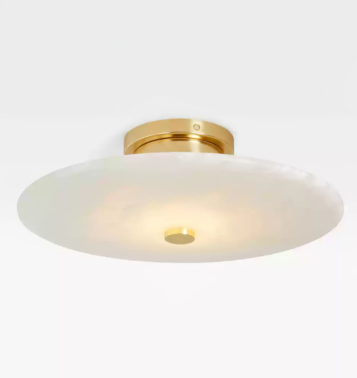 Alabaster-Deckenleuchte Messing & Schwarz LED Einbau-Wand- und Deckenbeleuchtung Modernes Design Rund Schlafzimmer | Sansoti