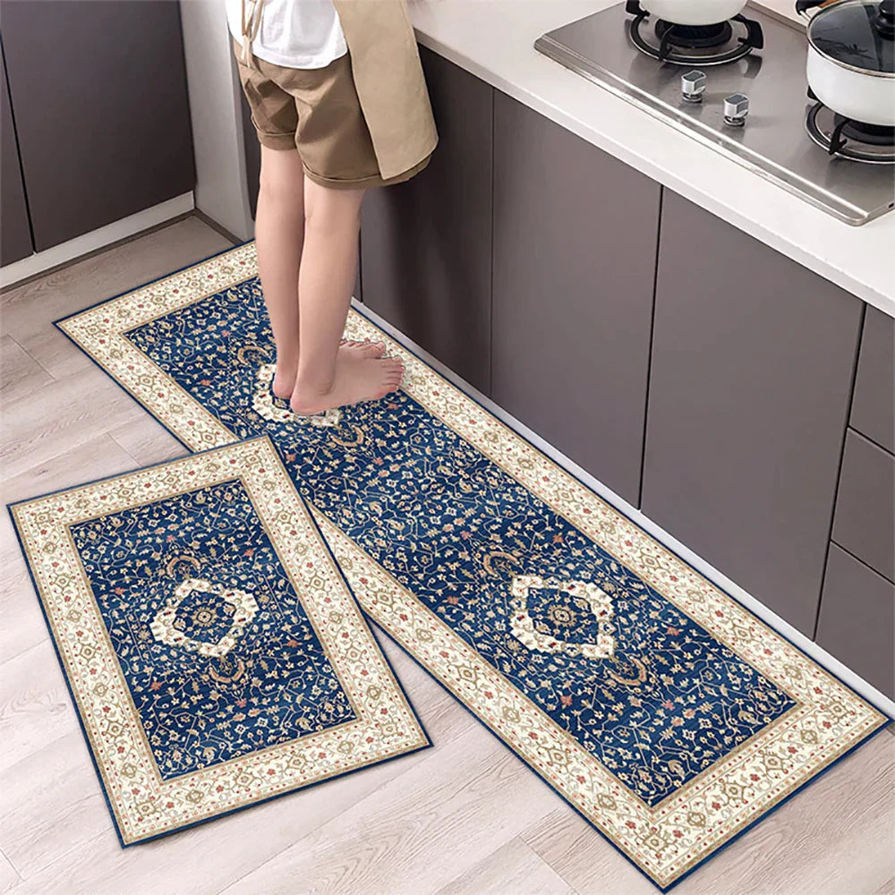 Antislip Keukenloper Polyester Wasbaar Comfort en Veiligheid in Diverse Maten en Patronen voor Keuken Gang Werkruimte Modern Interieur Design | Sansoti