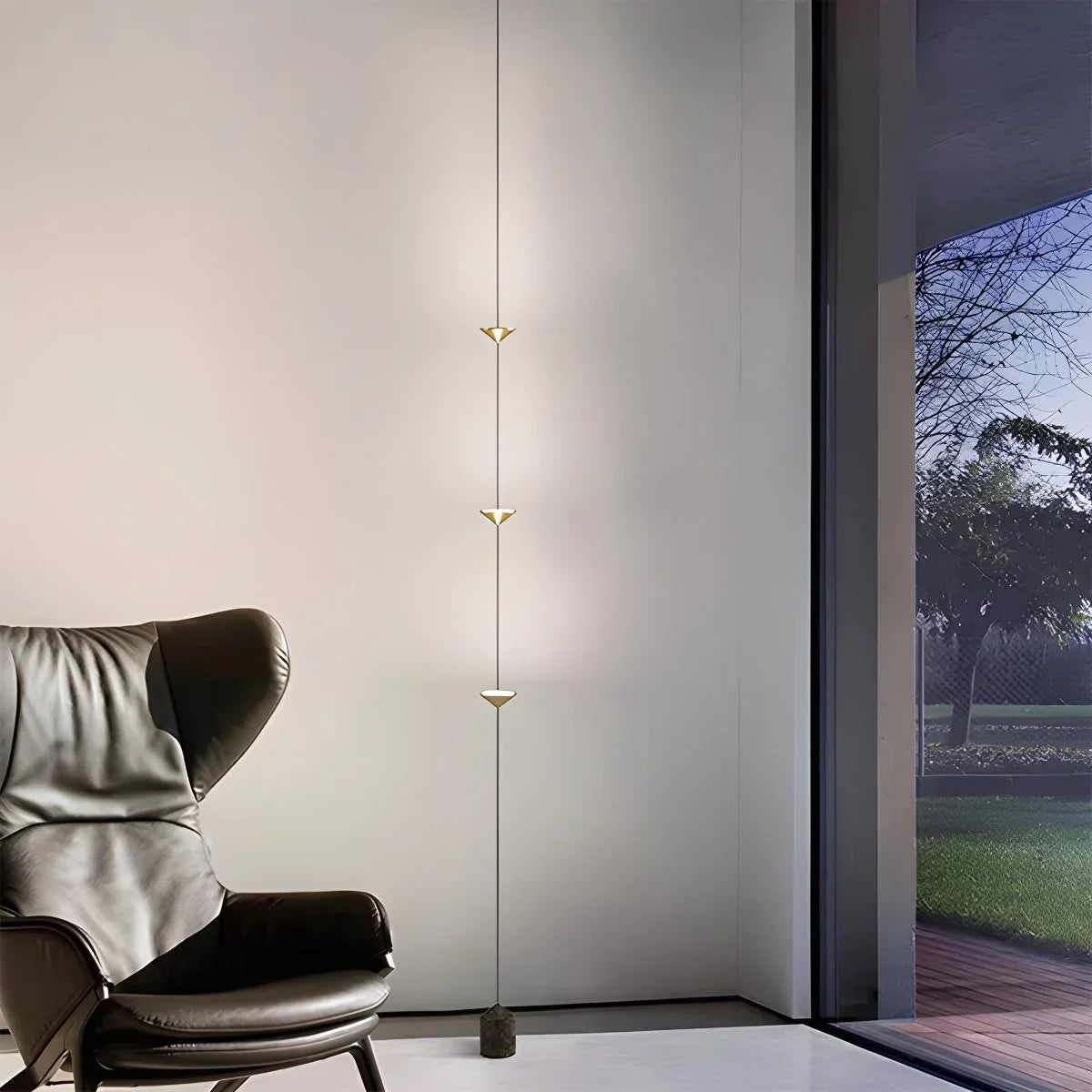 Vloer Tot Plafond Lamp 4 Lichtpunten LED 2,5-3,2 m Woonkamer Slaapkamer Werkkamer Minimalistische Staande Lamp Sfeerverlichting | Sansoti