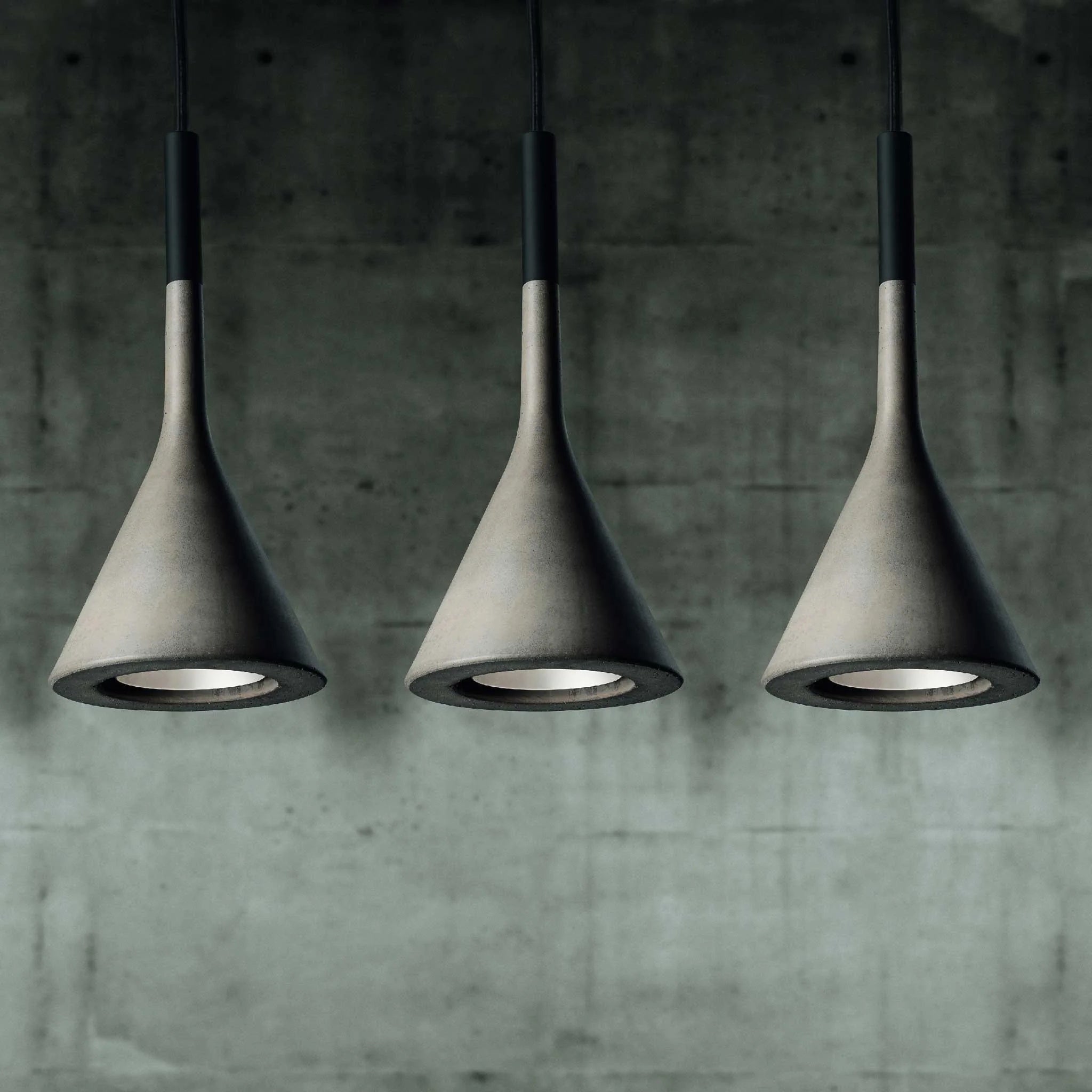 Betonnen Hanglamp Conisch Design Grijs Zwart Wit Rood Minimalistisch Eetkamer Woonkamer Slaapkamer Sfeervol E26 E27 Fitting | Sansoti