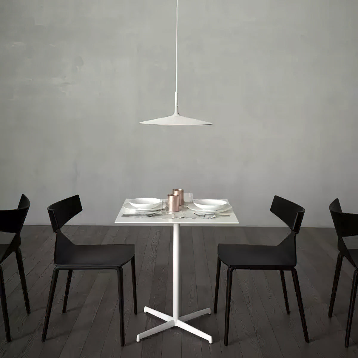 Hanglamp met Conische Kap – Resin Sculptural Pendant in Zes Kleuren, Geïntegreerde LED 3000K of Dimbaar, Moderne Lamp voor Eetkamer Keukeneiland | Sansoti