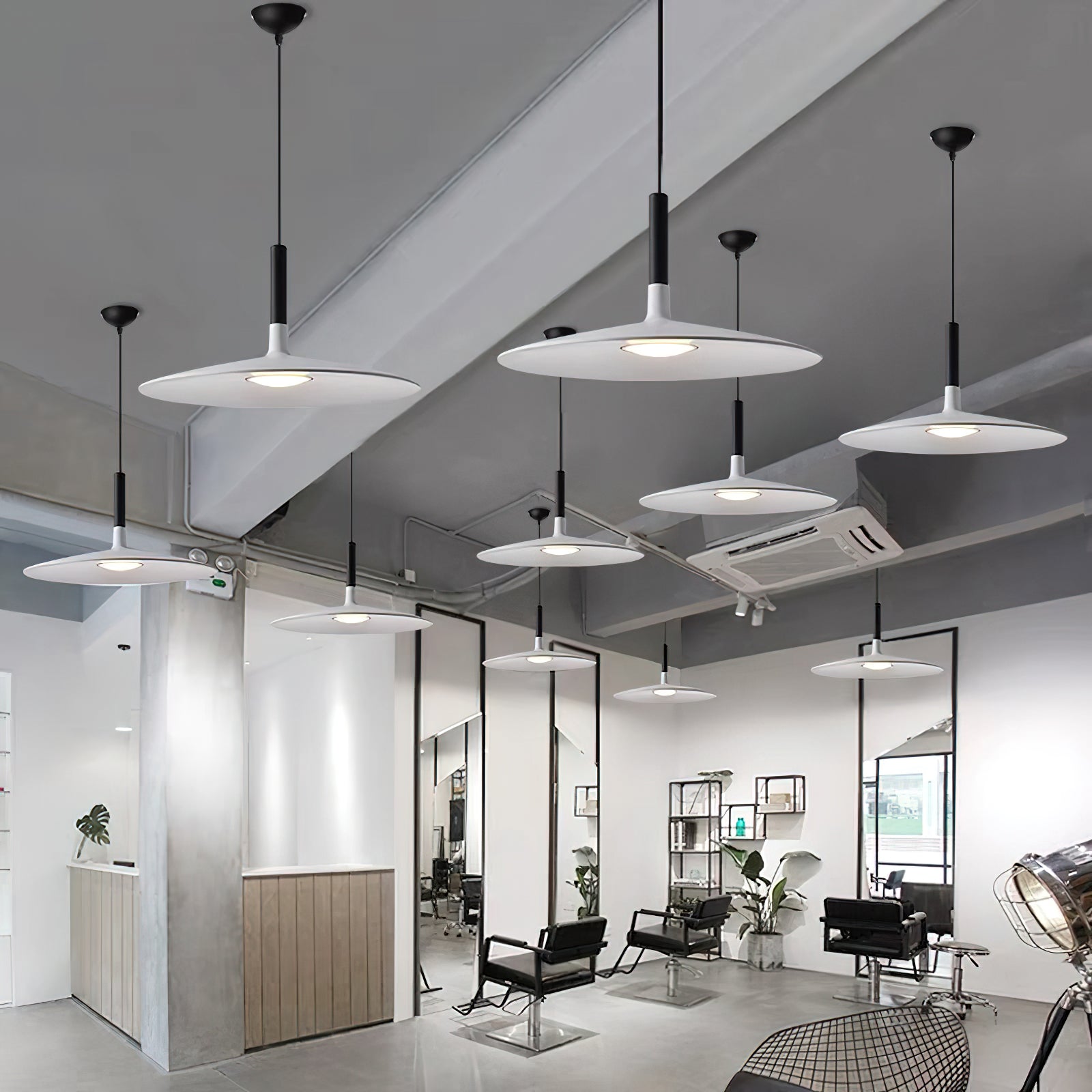 Hanglamp met Conische Kap – Resin Sculptural Pendant in Zes Kleuren, Geïntegreerde LED 3000K of Dimbaar, Moderne Lamp voor Eetkamer Keukeneiland | Sansoti