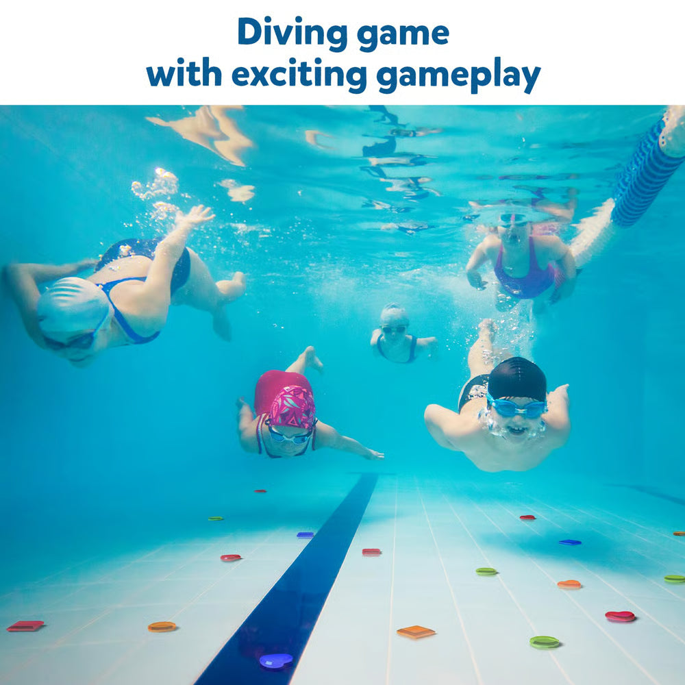 Underwater Game with Gemstones and Challenges for Pool Fun, Diving Adventures, and Water Play for Children | Sansoti