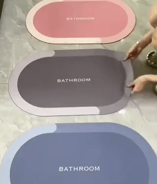 Sneldrogende Badmat met Antislip Onderkant – Extra Absorberend voor Badkamer, Toilet en Balkon | Sansoti