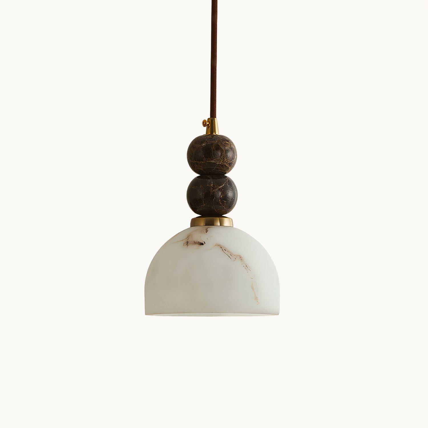 Hanglamp met Marmer en Imitatie Albast – Elegant Design met Zacht Licht | Sansoti