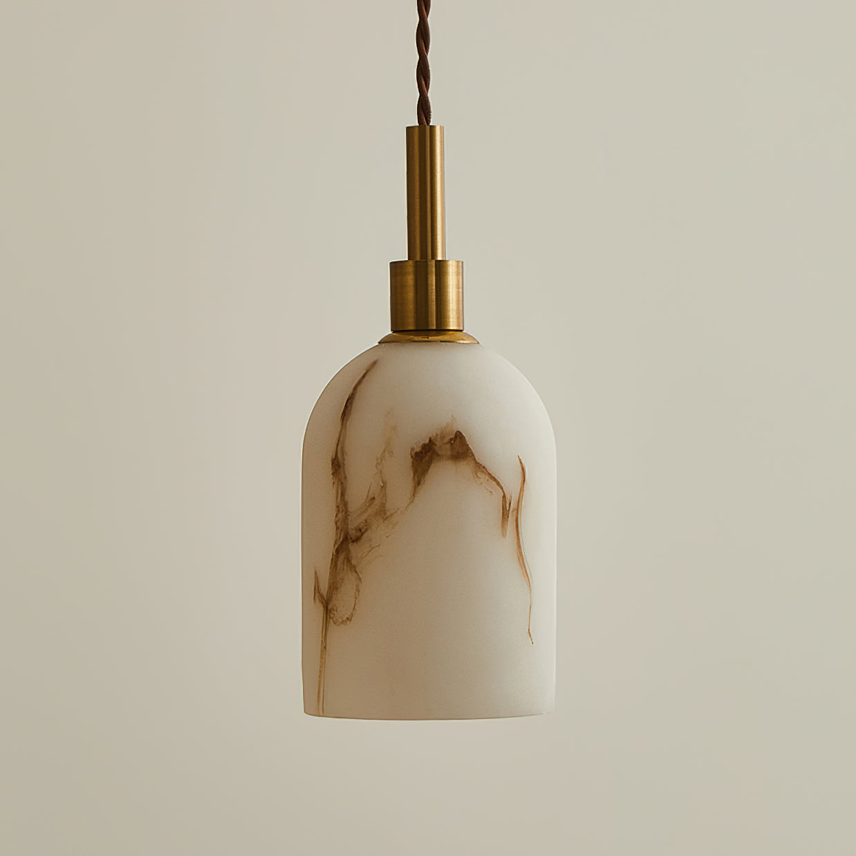 Hanglamp met Marmer en Imitatie Albast – Elegant Design met Zacht Licht | Sansoti