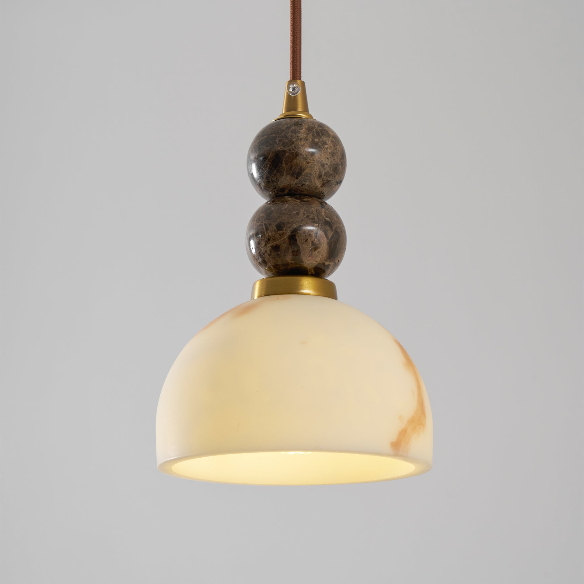 Hanglamp met Marmer en Imitatie Albast – Elegant Design met Zacht Licht | Sansoti