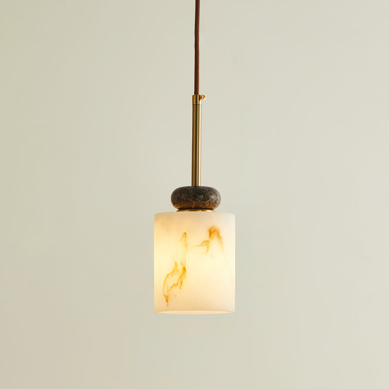 Hanglamp met Marmer en Imitatie Albast – Elegant Design met Zacht Licht | Sansoti