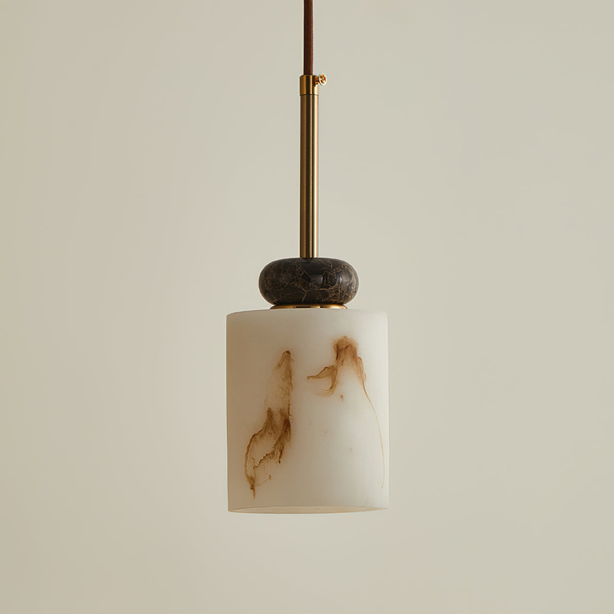 Hanglamp met Marmer en Imitatie Albast – Elegant Design met Zacht Licht | Sansoti