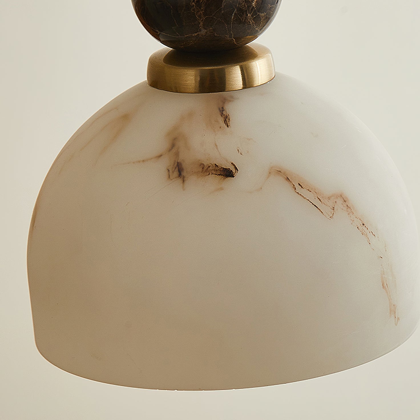 Hanglamp met Marmer en Imitatie Albast – Elegant Design met Zacht Licht | Sansoti