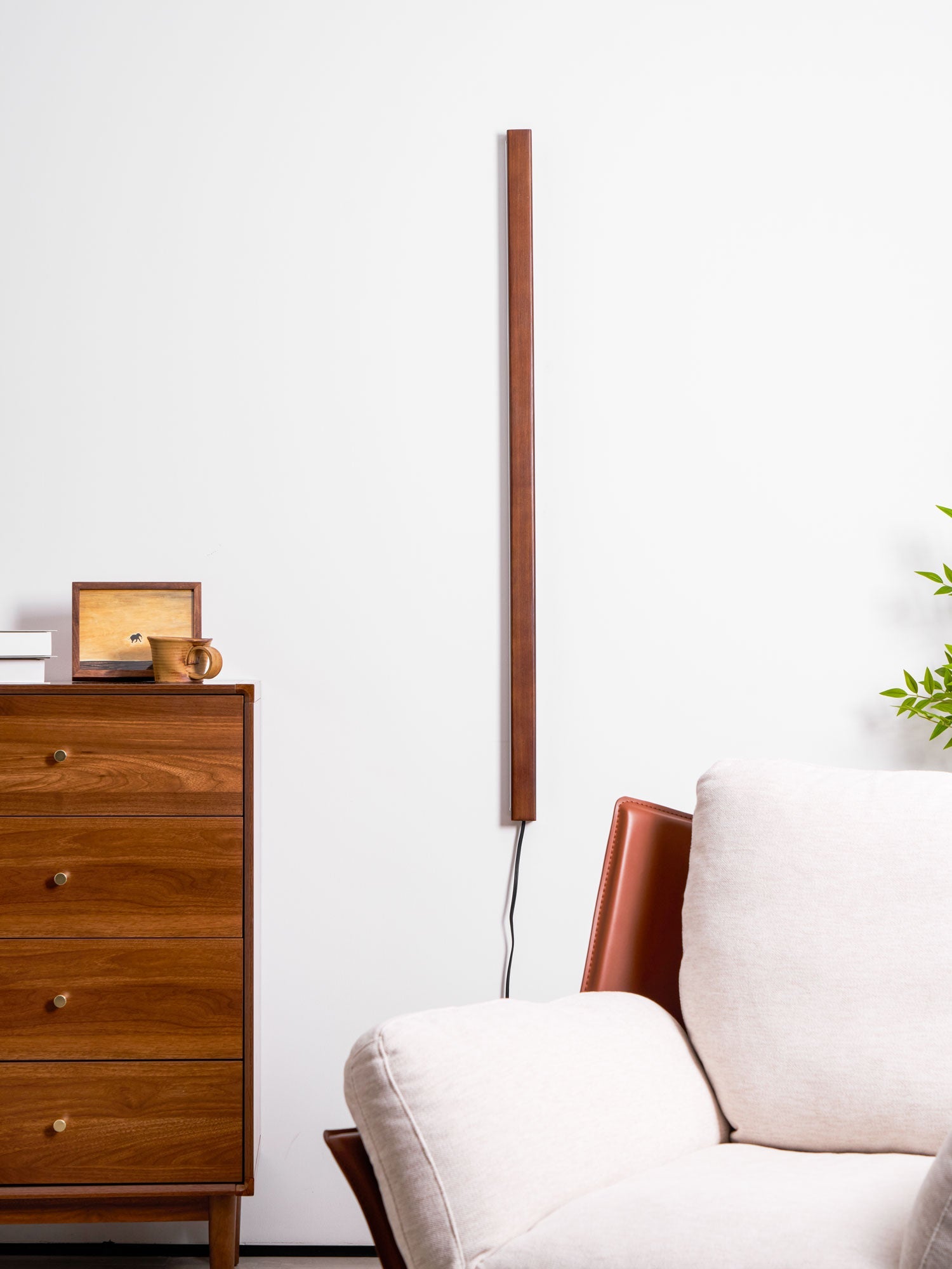 Ronde Houten Wandlamp met LED — Scandinavisch Design met Dimfunctie — Verkrijgbaar in Drie Maten | Sansoti
