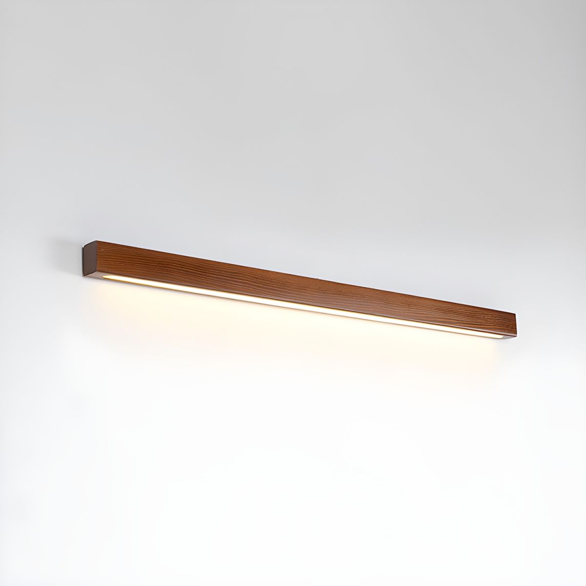 Wooden Wall Lamp Linear Design LED Lighting for Hallway Bedroom Modern Minimalist Scandinavian | Sansoti