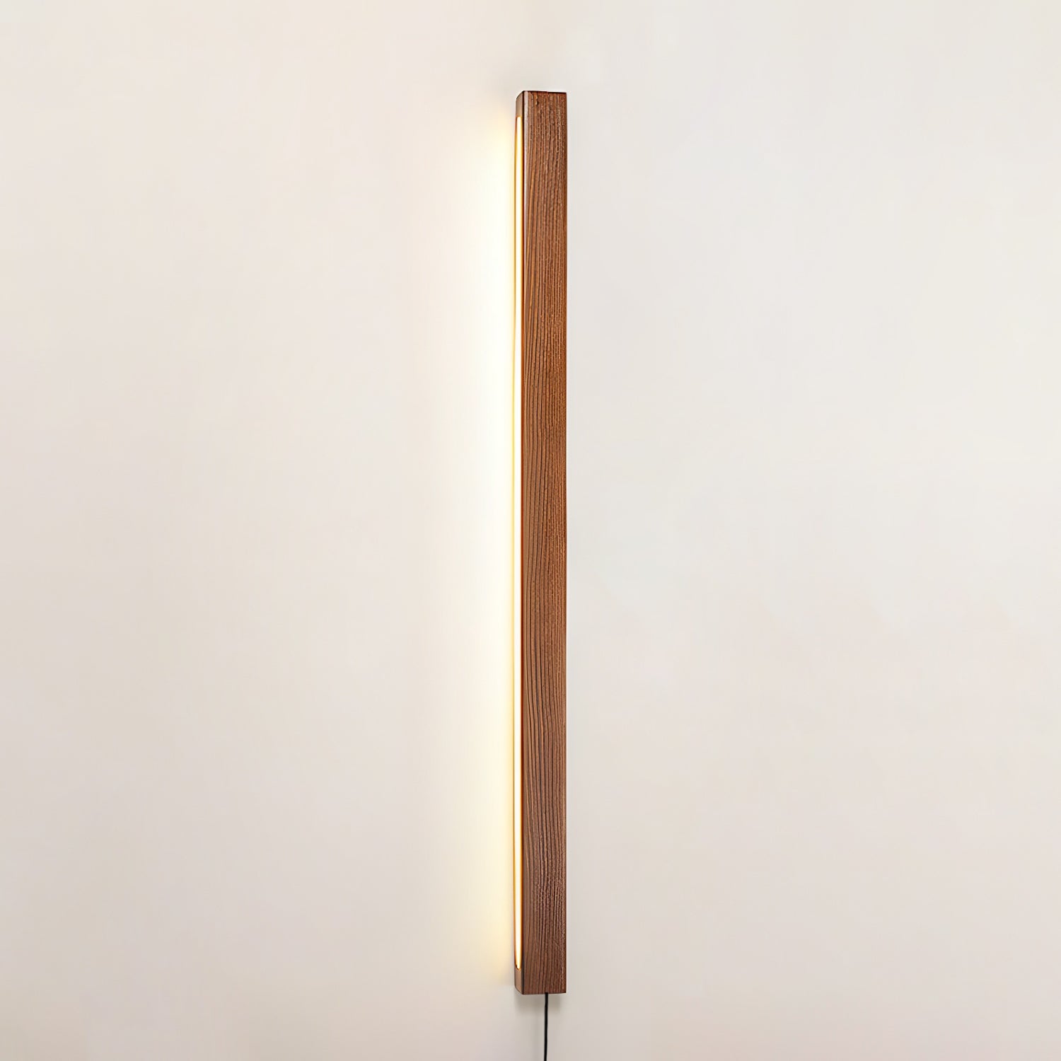Ronde Houten Wandlamp met LED — Scandinavisch Design met Dimfunctie — Verkrijgbaar in Drie Maten | Sansoti