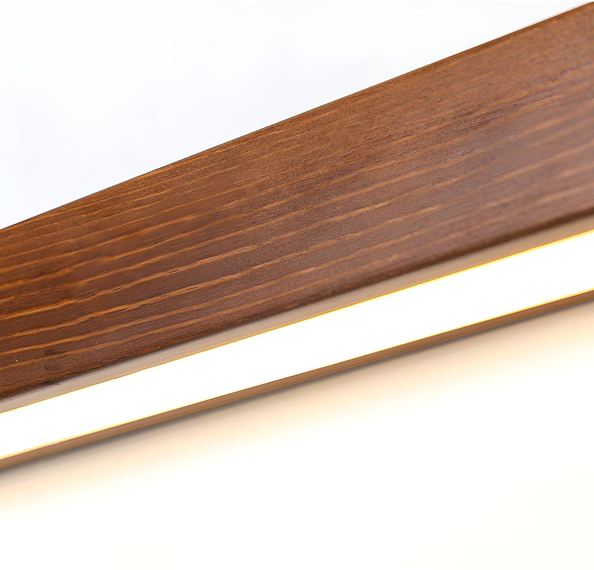 Wooden Wall Lamp Linear Design LED Lighting for Hallway Bedroom Modern Minimalist Scandinavian | Sansoti
